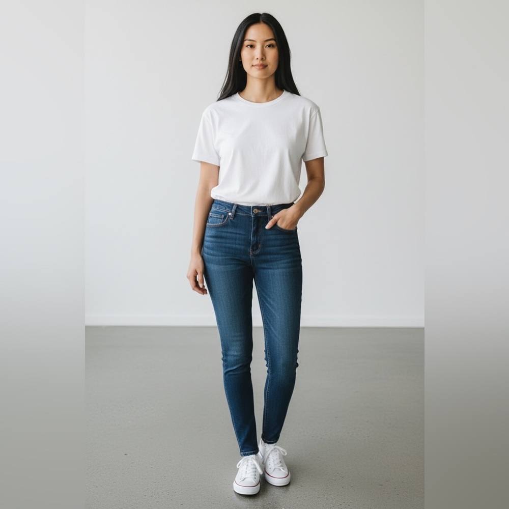 New LOFT Dark Wash Denim Jeans